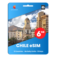 Thumbnail for [eSIM] Chile Data eSIM (6GB - 15 Days)