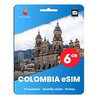 Thumbnail for [eSIM] Colombia Data eSIM (6GB - 15 Days)