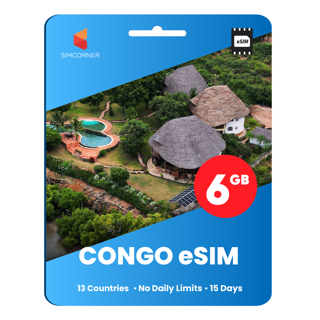 [eSIM] Congo Data eSIM (6GB - 15 Days)