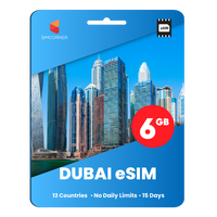 Thumbnail for [eSIM] Dubai (UAE) Data eSIM (6GB - 15 Days)