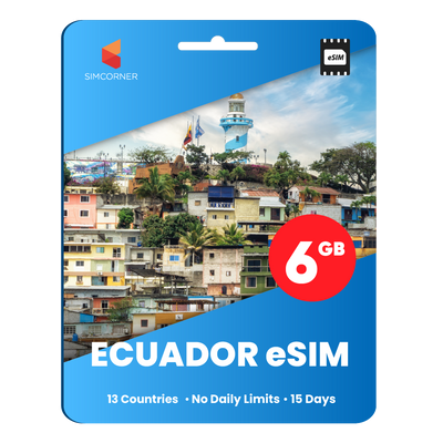 [eSIM] Ecuador Data eSIM (6GB - 15 Days)