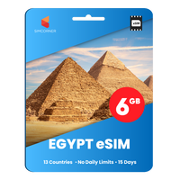 Thumbnail for [eSIM] Egypt Data eSIM (6GB - 15 Days)