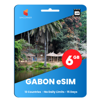 Thumbnail for [eSIM] Gabon Data eSIM (6GB - 15 Days)