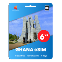 Thumbnail for [eSIM] Ghana Data eSIM (6GB - 15 Days)