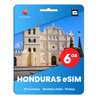 Thumbnail for [eSIM] Honduras Data eSIM (6GB - 15 Days)