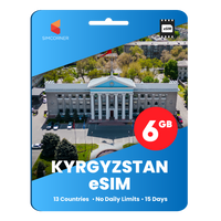 Thumbnail for [eSIM] Kyrgyzstan Data eSIM (6GB - 15 Days)