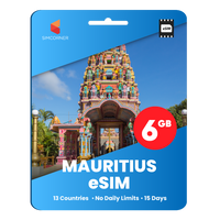 Thumbnail for [eSIM] Mauritius Data eSIM (6GB - 15 Days)