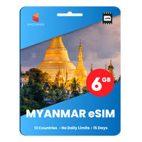 Thumbnail for [eSIM] Myanmar Data eSIM (6GB - 15 Days)