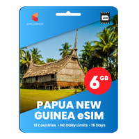 Thumbnail for [eSIM] Papua New Guinea Data eSIM (6GB - 15 Days)