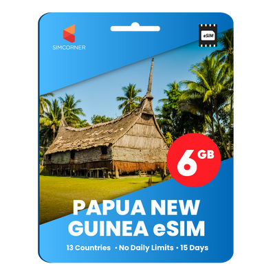 [eSIM] Papua New Guinea Data eSIM (6GB - 15 Days)