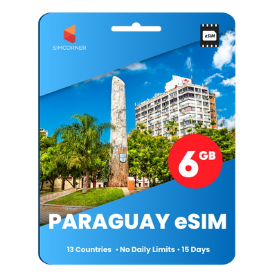 [eSIM] Paraguay Data eSIM (6GB - 15 Days)