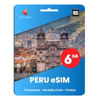 Thumbnail for [eSIM] Peru Data eSIM (6GB - 15 Days)