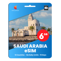 Thumbnail for [eSIM] Saudi Arabia Data eSIM (6GB - 15 Days)