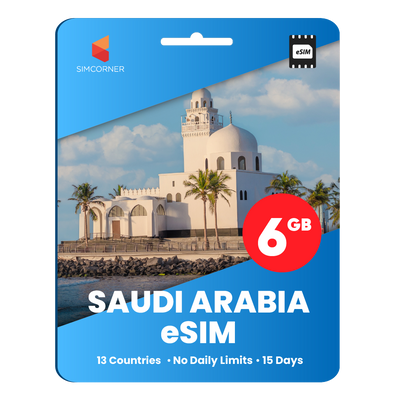 [eSIM] Saudi Arabia Data eSIM (6GB - 15 Days)