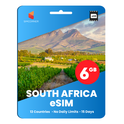 [eSIM] SouthAfrica Data eSIM (6GB - 15 Days)