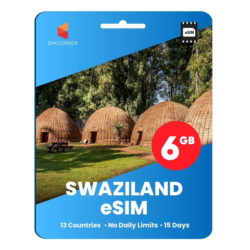 [eSIM] Swaziland Data eSIM (6GB - 15 Days)