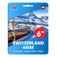 Thumbnail for [eSIM] Switzerland Data eSIM (6GB - 15 Days)