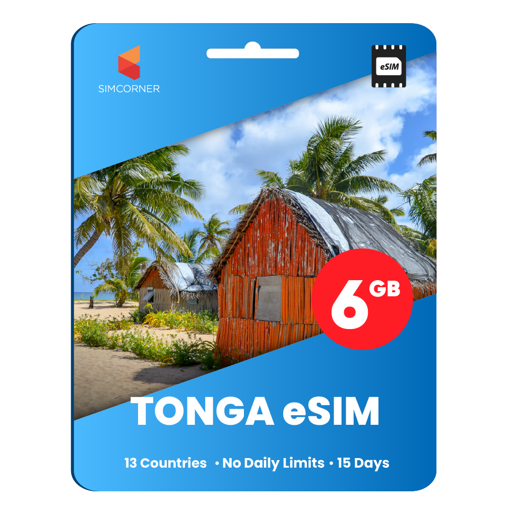 [eSIM] Tonga Data eSIM (6GB - 15 Days)