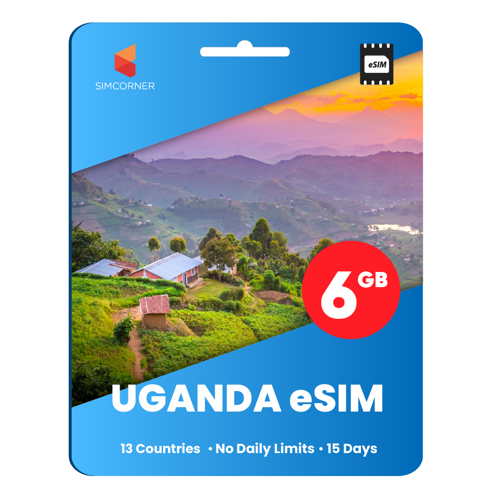 [eSIM] Uganda Data eSIM (6GB - 15 Days)