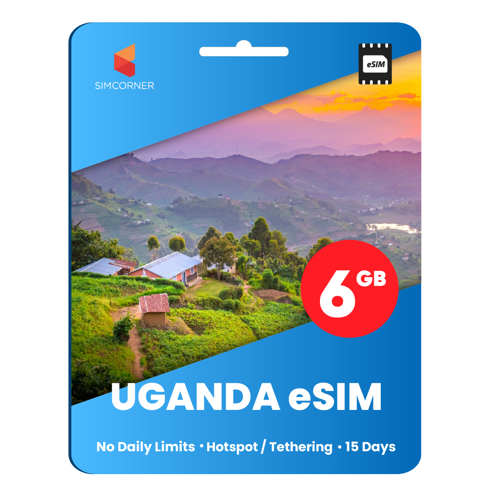 [eSIM] Uganda Data eSIM (6GB - 15 Days)