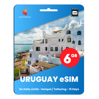 Thumbnail for [eSIM] Uruguay Data eSIM (6GB - 15 Days)