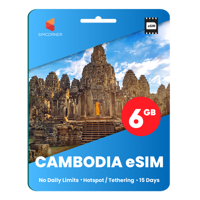 [eSIM] Cambodia Data eSIM (6GB - 15 Days)