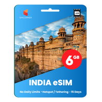 Thumbnail for [eSIM] India Data eSIM (6GB - 15 Days)