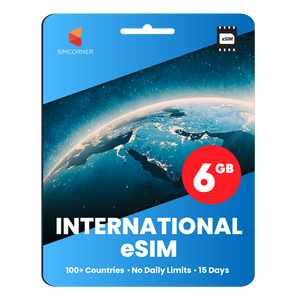 [eSIM] 15 Day International Data eSIM(6GB)