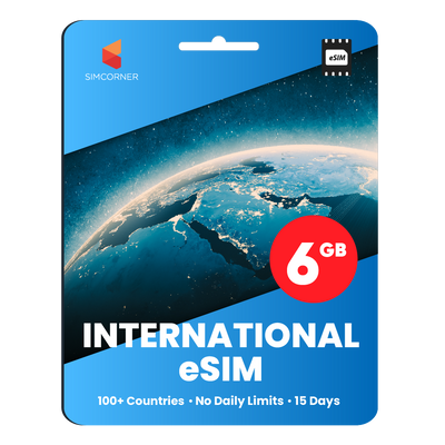 [eSIM] 15 Day International Data eSIM(6GB)