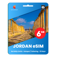 Thumbnail for [eSIM] Jordan Data eSIM (6GB - 15 Days)