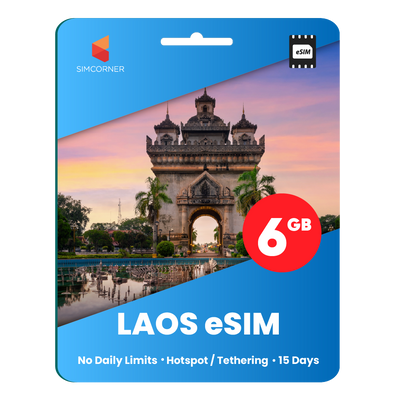 [eSIM] Laos Data eSIM (6GB - 15 Days)