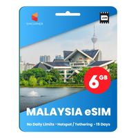 Thumbnail for [eSIM] Malaysia Data eSIM (6GB - 15 Days)