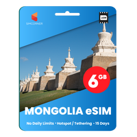 Thumbnail for [eSIM] Mongolia Data eSIM (6GB - 15 Days)