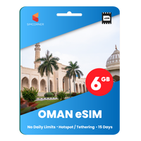 Thumbnail for [eSIM] Oman Data eSIM (6GB - 15 Days)