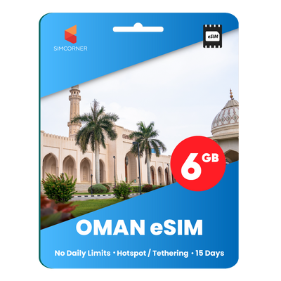 [eSIM] Oman Data eSIM (6GB - 15 Days)