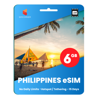 Thumbnail for [eSIM] Philippines Data eSIM (6GB - 15 Days)