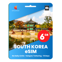 Thumbnail for [eSIM] SouthKorea Data eSIM (6GB - 15 Days)