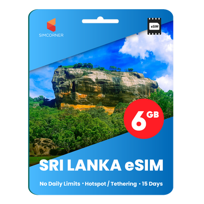 [eSIM] SriLanka Data eSIM (6GB - 15 Days)