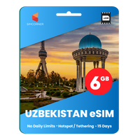 Thumbnail for [eSIM] Uzbekistan Data eSIM (6GB - 15 Days)