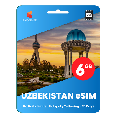 [eSIM] Uzbekistan Data eSIM (6GB - 15 Days)