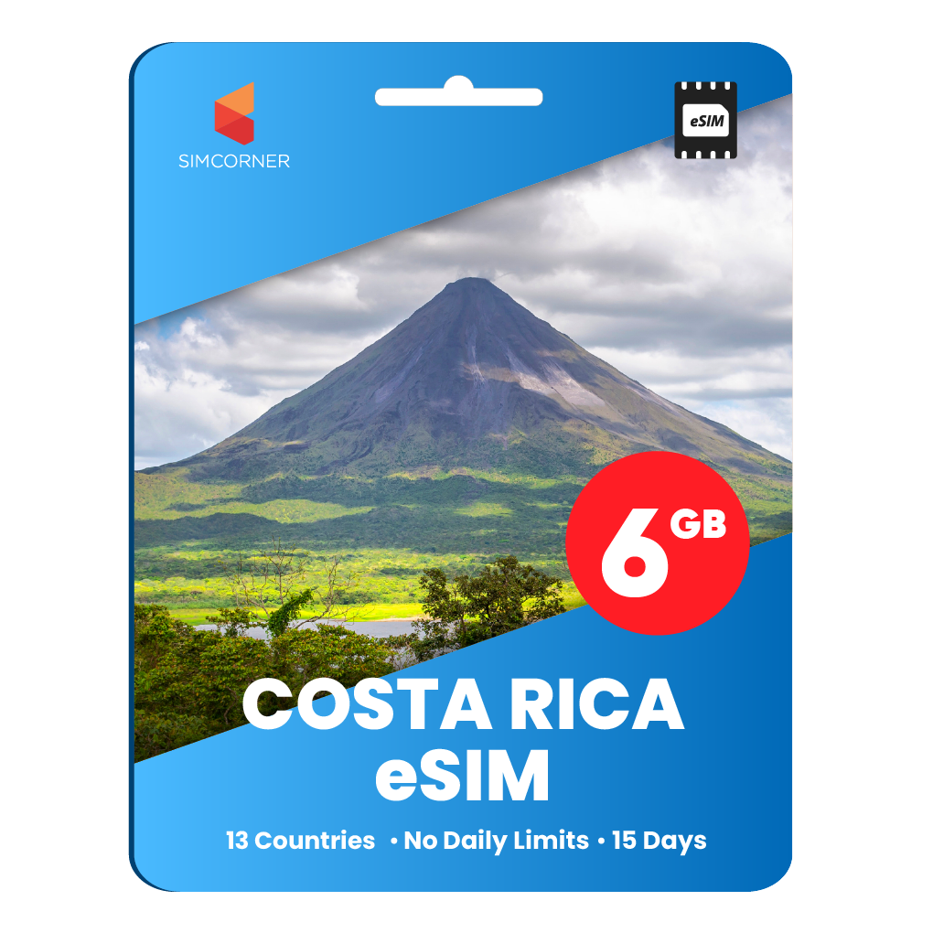 [eSIM] Costa Rica Data eSIM (6GB - 15 Days)