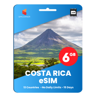 Thumbnail for [eSIM] Costa Rica Data eSIM (6GB - 15 Days)