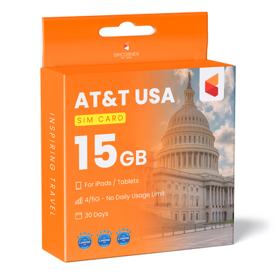 USA Data Only Sim (iPad/Tablet)