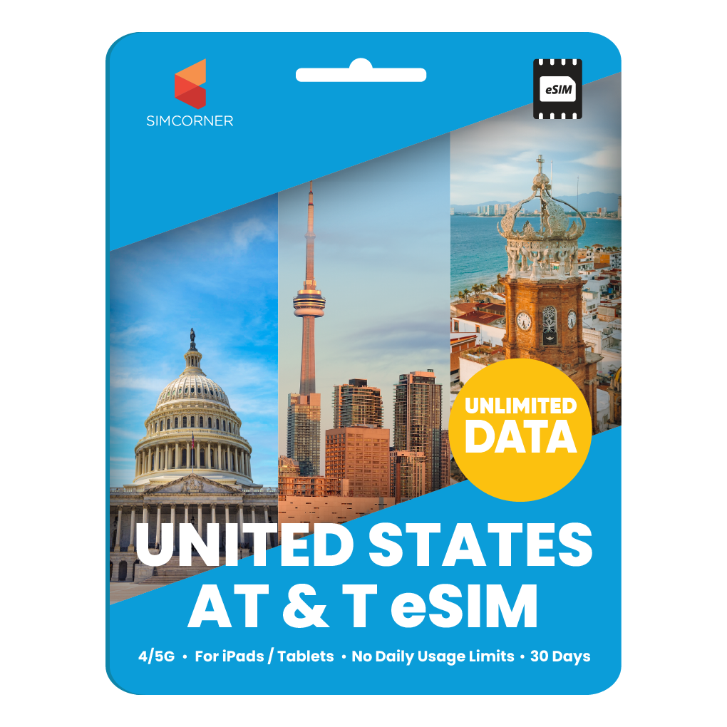 [eSIM] AT&T Unlimited Data eSIM (USA , Canada, Mexico)