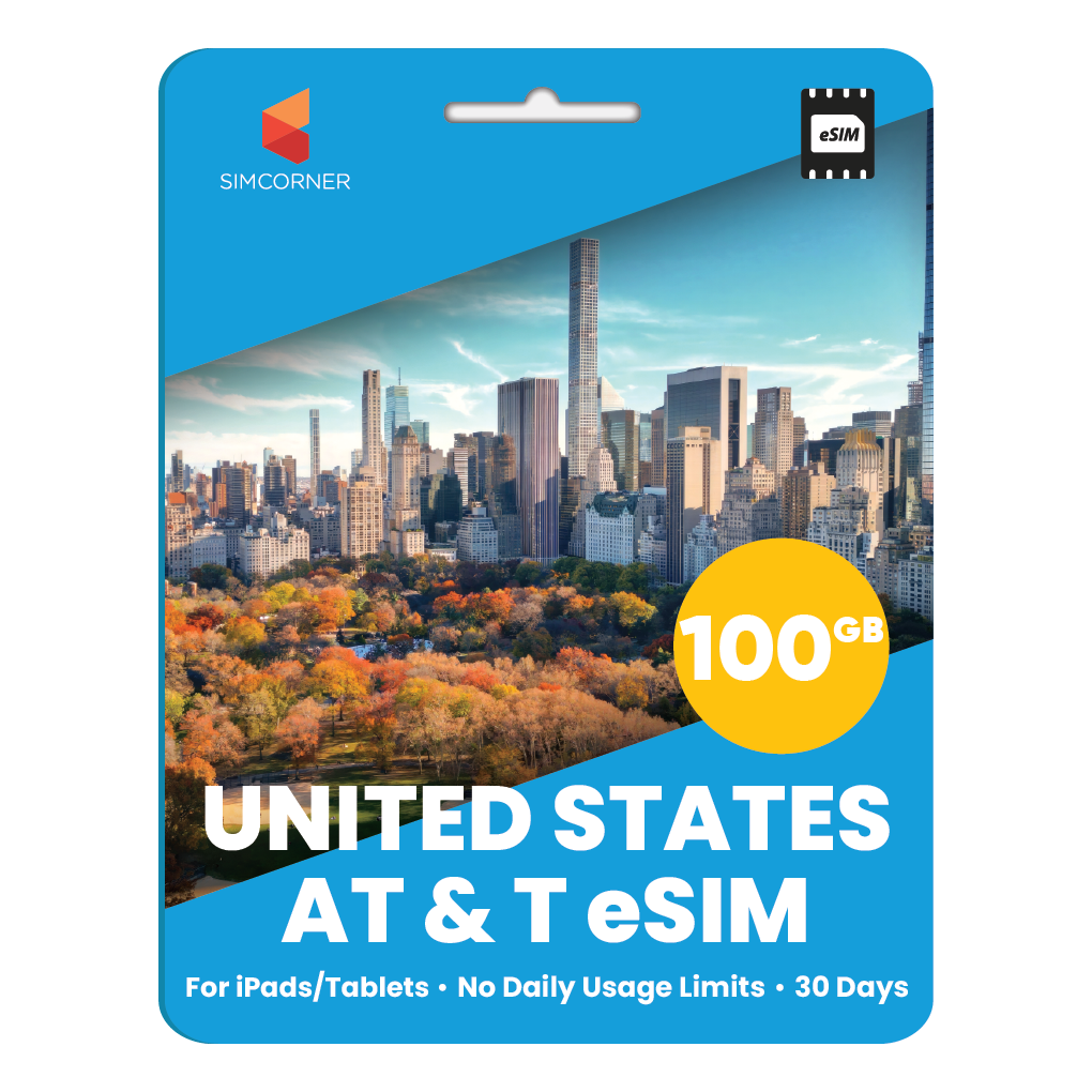 eSIM USA Data Only (iPad/Tablet)