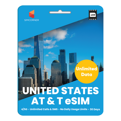 [eSIM] AT&T Unlimited MAX Plus SIM (USA, Canada, Mexico)