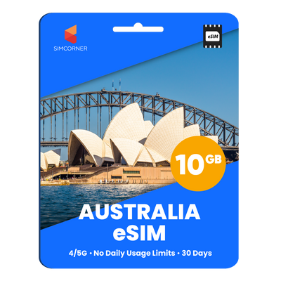 Australia eSIM: 10GB - 30 Days