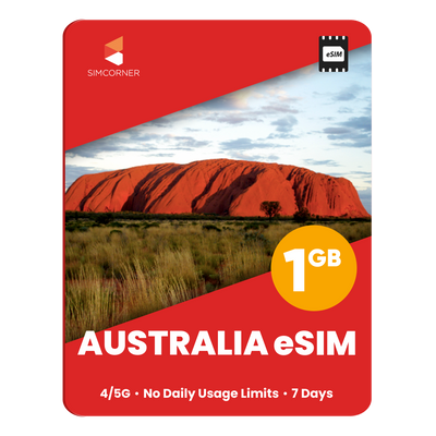 Australia eSIM: 1GB - 7 Days