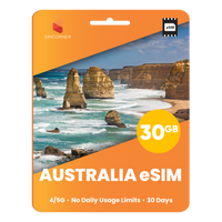 Thumbnail for Australia eSIM: 30GB - 30 Days