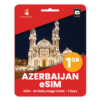 Thumbnail for Azerbaijan eSIM: 1GB - 7 Days